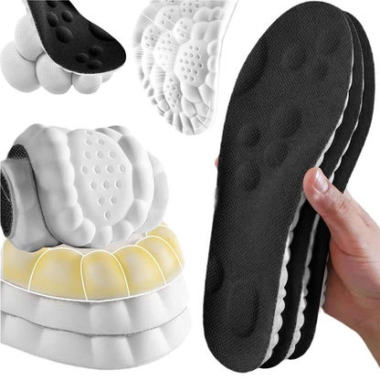 4D Memory Cloud Technology Insole - Super Soft Ultra Comfort Insoles Foam Sport