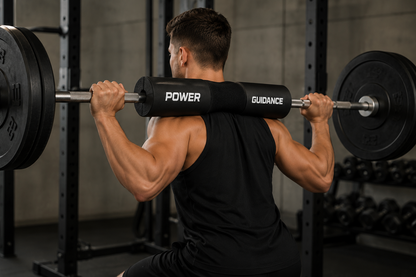Barbell Squat Pad - Neck & Shoulder Protective Pad - Great for Squats, Lunges, Hip Thrusts, Weight Lifting & More - Fit Standard and Olympic Bars Perfectly